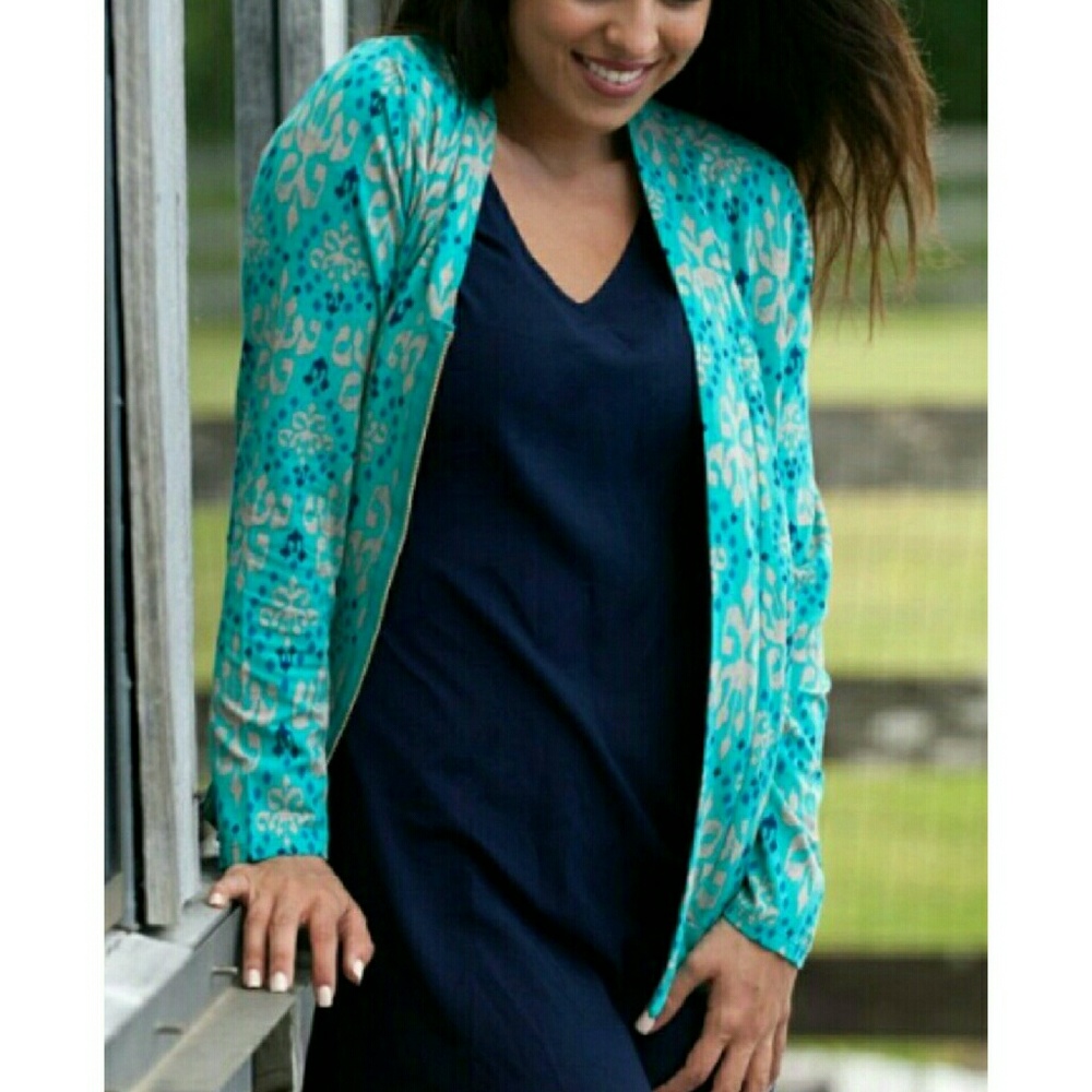 Jersey Zip Cardigan